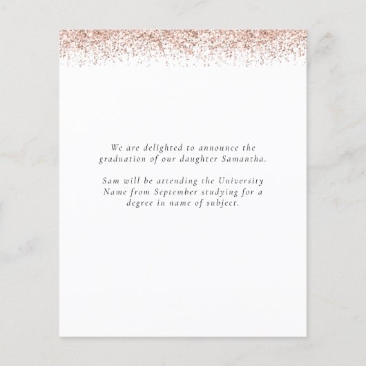 Budget 2024 Afstudeerder Foto Roos Gold Glitter Aa (Achterkant)