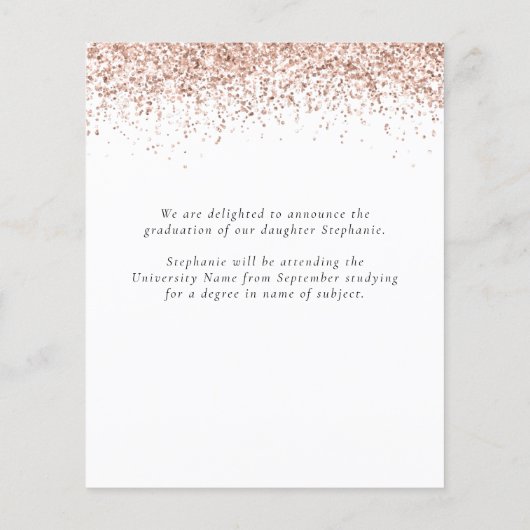 Budget 2024 Afstudeerder Foto Roos Gold Glitter Aa (Achterkant)