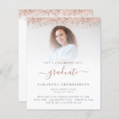 Budget 2024 Afstudeerder Foto Roos Gold Glitter In (Voorkant / Achterkant)