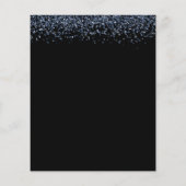 Budget 2024 Afstudeerder Party Blauw Glitter Zwart (Achterkant)