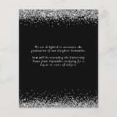 Budget 2024 Afstudeerder Silver Glitter Black Aank (Achterkant)