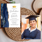 Budget 2024 Afstuderen Blue Agaat Foto uitnodigen