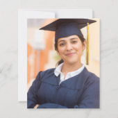 Budget 2024 Afstuderen Blue Agaat Foto uitnodigen (Achterkant)