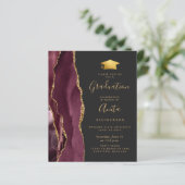 Budget 2024 Afstuderen Bourgondië Agate Foto uitno (Staand voorkant)