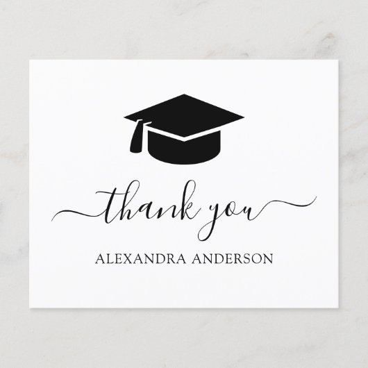 Budget 2024 Afstuderen Dank u Zwart Wit (Voorkant)