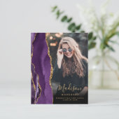 Budget 2024 Paarse Agaat Foto Afstudeerder Aankond (Staand voorkant)