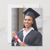 Budget 2025 Bourgogne Gold Agate Afstuderen Uitnod (Achterkant)