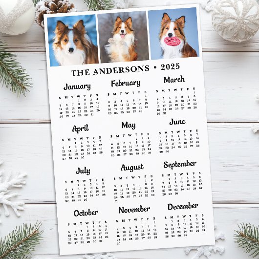 Budget 2025 Huisdier Foto Hond 12 Maand Kalender K