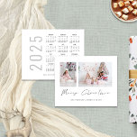 Budget 2025 Kalender 2 Foto Vrolijk Kerstfeest<br><div class="desc">Budget 2025 Kalender 2 Foto Vrolijk Kerstfeest. Een budget prijs kleiner 4, 5 x 5, 6 "alternatief op 110 lbs, vergelijkbaar in dikte aan een briefkaart. Er is er één per blad. Vervang eenvoudig de twee voorbeeldfoto's door uw eigen en personaliseer met uw begroeting en namen onderaan. Vrolijk kerstfeest is...</div>