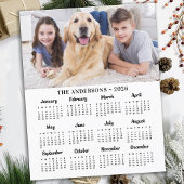 Budget 2026 Aangepaste Foto 12 Maand Kalender Kaar
