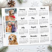 Budget 2026 Aangepaste Hond Huisdier Fotokalender 