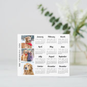 Budget 2026 Aangepaste Hond Huisdier Fotokalender  (Staand voorkant)