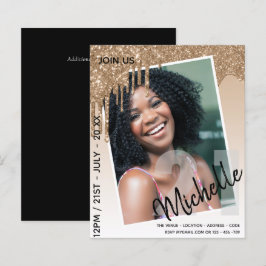 BUDGET 21e verjaardag FOTO Druppelende Glitter Uit