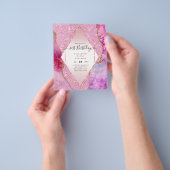 BUDGET 21e Verjaardag Glitterende AGATE Fonkel Uit Flyer (Hand)