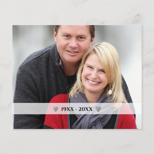 Budget 25e Jubileum foto bedankpas (Achterkant)