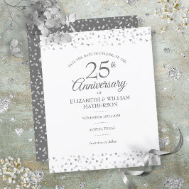 Budget 25e jubileum Zilver Hart Save the Date