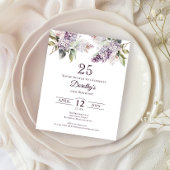 BUDGET 25e Verjaardagsfeest Paarse Lila Bloemen
