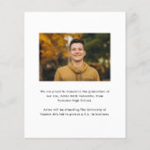 Budget 2 Aankondiging van het Foto Afstuderen (Achterkant)