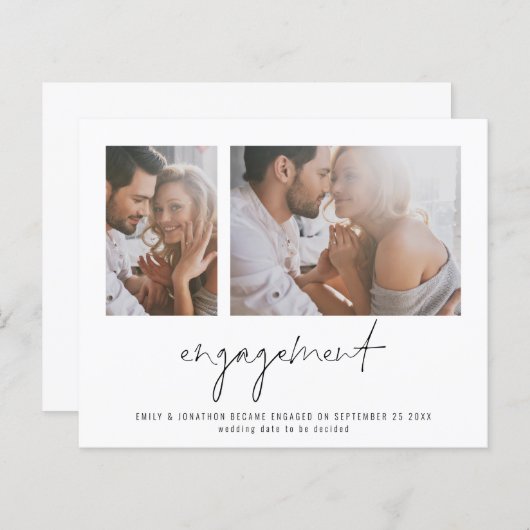 Budget 2 Aankondiging van het Verloving van het Ma (Voorkant / Achterkant)