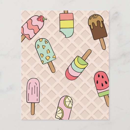 BUDGET 2 Cool Popsiday Birthday Invitation (Achterkant)