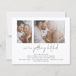 Budget 2 Foto die gehitte bruiloft uitnodigt