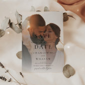 Budget 2 foto Eenvoudige bruiloft Save The Date