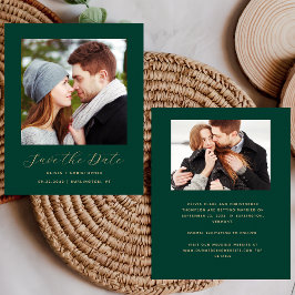 Budget 2-Foto Emerald Green Gold Save the Date