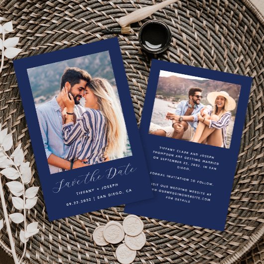 Budget 2-Foto Marine Blauw Save the Date