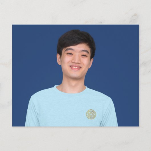 Budget 2 Foto Navy Afstudeerfeest Uitnodiging (Achterkant)