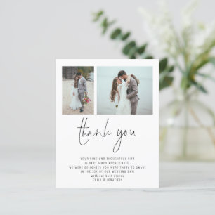 Budget 2 Foto QR Code Weddenschap Bedankt