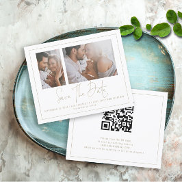 Budget 2 Foto van Champagne Gold Wedding Save Date