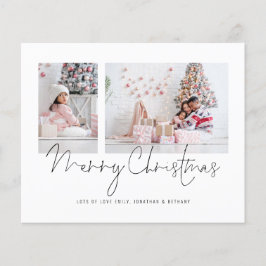 Budget 2 foto's 2026 Kalender Vrolijk Kerstfeest