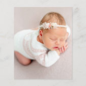 Budget 2 foto's Overlay Gold Welkom Geboorte (Achterkant)