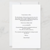 Budget 2 Photos Chic Collage Wedding Minimalist (Achterkant)