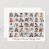 Budget 35 Fotocollage Voeg uw eigen Wenskaart toe (Voorkant / Achterkant)