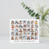 Budget 35 Fotocollage Voeg uw eigen Wenskaart toe (Staand voorkant)