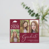 Budget 3 Aankondiging van het Afstuderen Foto Burg (Staand voorkant)