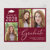 Budget 3 Aankondiging van het Afstuderen Foto Burg (Voorkant)