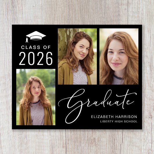 Budget 3 Aankondiging van Photo Black Afstuderen