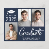 Budget 3 Aankondiging van Photo Blue Afstuderen (Voorkant)