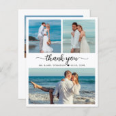 Budget 3 Bigoudinnen voor foto's Dank u script (Voorkant / Achterkant)