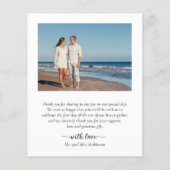 Budget 3 Bigoudinnen voor foto's Dank u script (Achterkant)