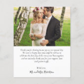 Budget 3 Bigoudinnen voor foto's Dank u script Flyer (Achterkant)