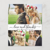 Budget 3 Bigoudinnen voor foto's Dank u script Flyer (Voorkant)