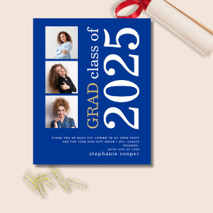 Budget 3 foto 2022 Blauw Afstuderen Dank u