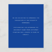 Budget 3 foto 2025 Blauw Afstuderen Aankondiging (Achterkant)