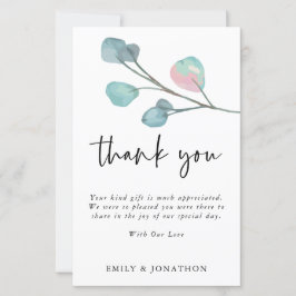 BUDGET 3 Foto citaat Eucalyptus Weddenschap Bedank