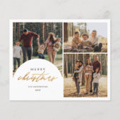 Budget 3 Foto Collage Arch Vrolijk Kerstfeest Foto (Voorkant)