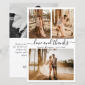 Budget 3 Foto Collage Weddenschap Hartelijk dank (Voorkant / Achterkant)