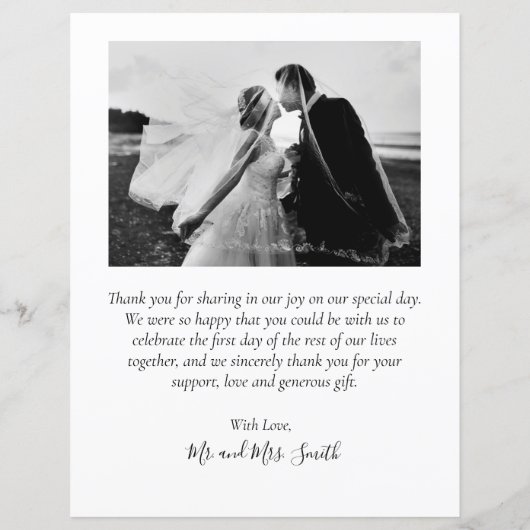 Budget 3 Foto Collage Weddenschap Hartelijk dank (Achterkant)